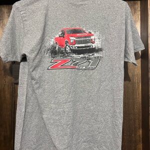 NWT GM Chevrolet Gray Graphic T-Shirt men’s large Z71 pickup truck